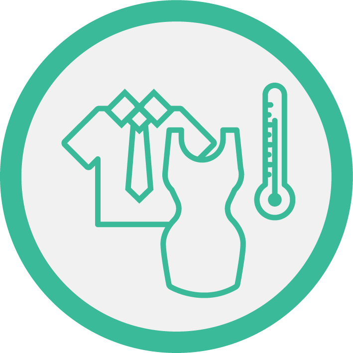Climate & Clothing Icon